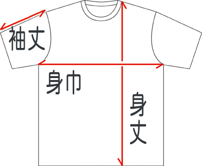 Tシャツ身丈